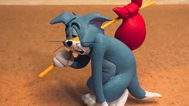 Artista japonês recria momentos infortunados de Tom e Jerry em esculturas divertidas (20 fotos) 43