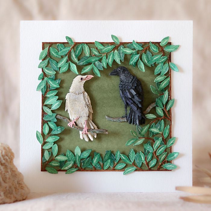 Beleza rara: Arte em papel das mutações genéticas do albinismo (24 Fotos) 5