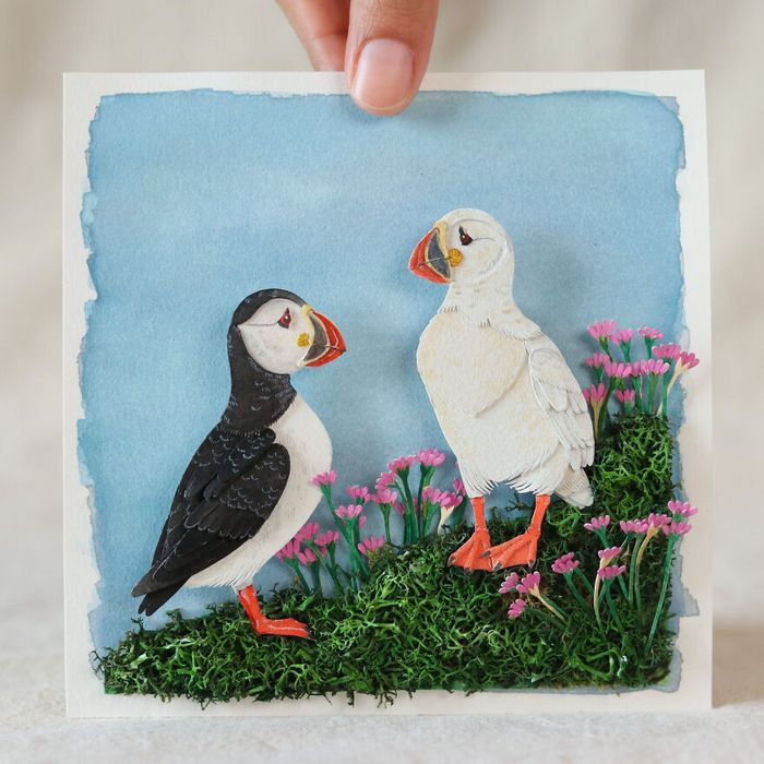 Beleza rara: Arte em papel das mutações genéticas do albinismo (24 Fotos) 14