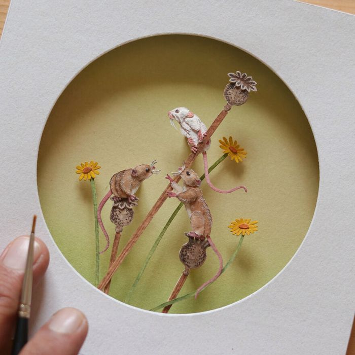 Beleza rara: Arte em papel das mutações genéticas do albinismo (24 Fotos) 18