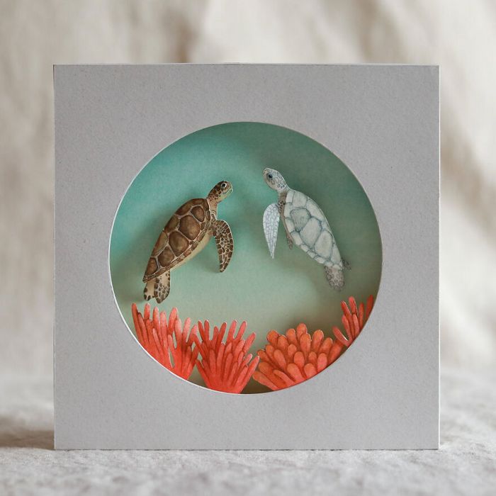 Beleza rara: Arte em papel das mutações genéticas do albinismo (24 Fotos) 23