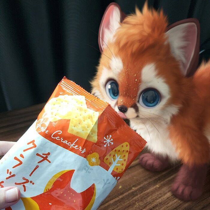 Conheça este artista: Desenhando animais adoráveis em nosso cotidiano! (35 fotos) 1