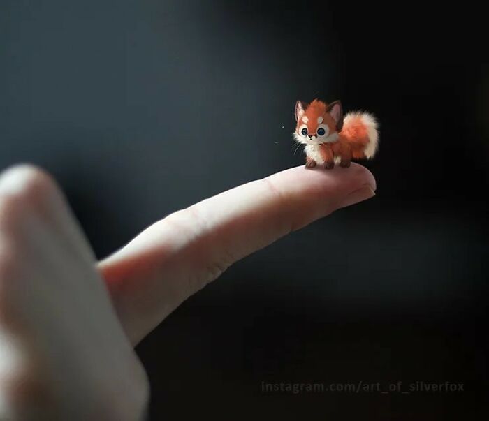 Conheça este artista: Desenhando animais adoráveis em nosso cotidiano! (35 fotos) 9