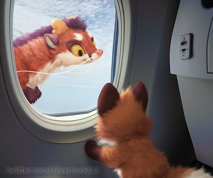 Conheça este artista: Desenhando animais adoráveis em nosso cotidiano! (35 fotos) 33