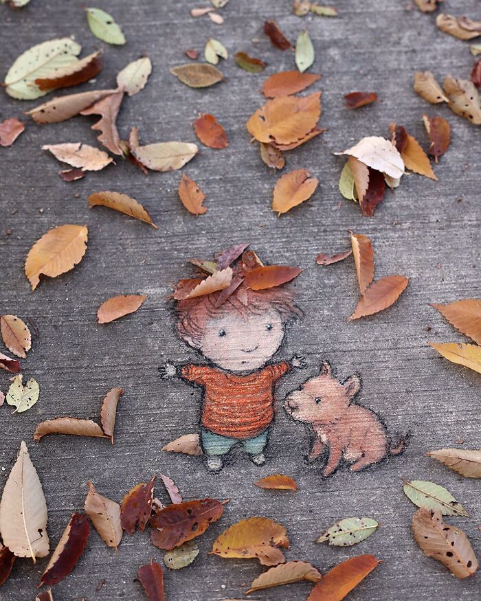 42 criaturas e animais adoráveis rabiscados que apareceram em lugares aleatórios 20