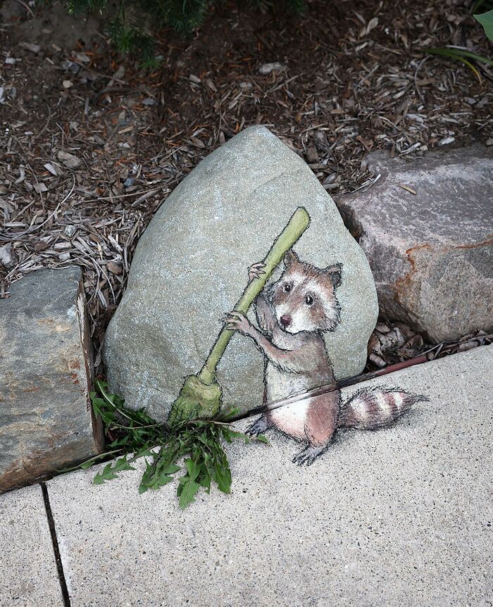 42 criaturas e animais adoráveis rabiscados que apareceram em lugares aleatórios 28