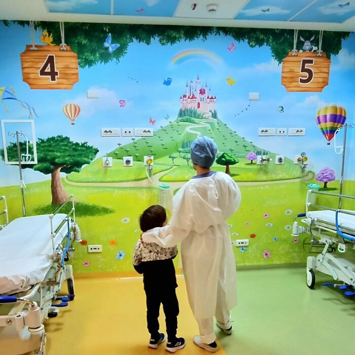 Descubra 26 murais em hospitais: Transformações mágicas para levar conforto 1