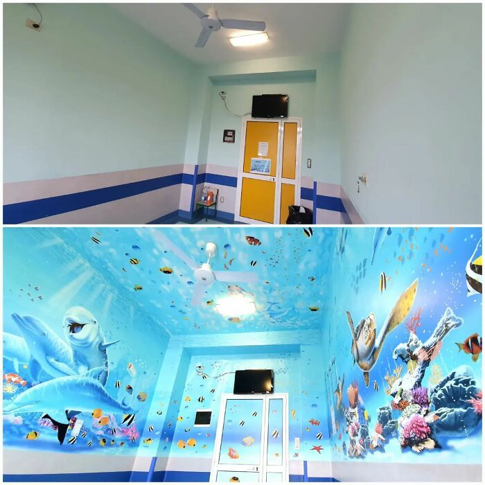 Descubra 26 murais em hospitais: Transformações mágicas para levar conforto 2