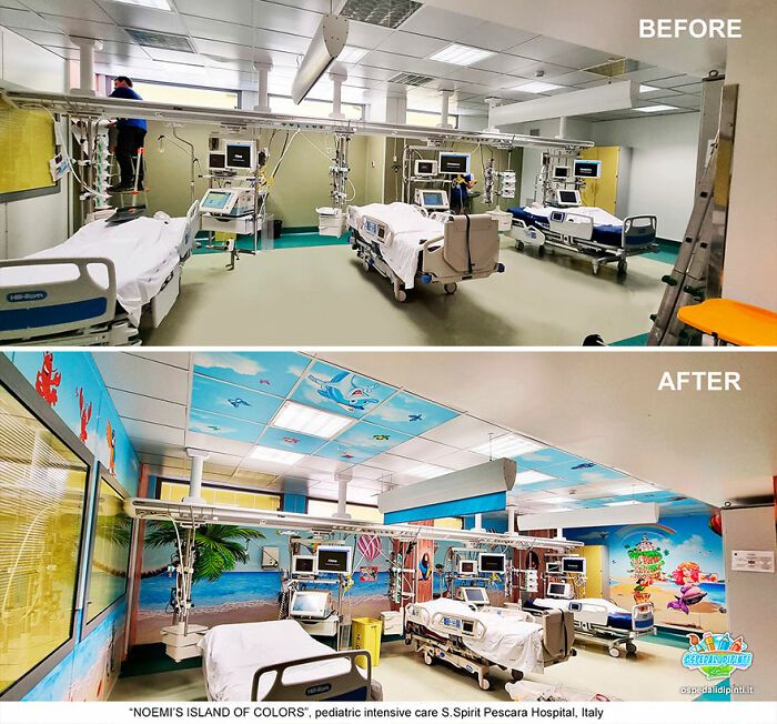 Descubra 26 murais em hospitais: Transformações mágicas para levar conforto 12