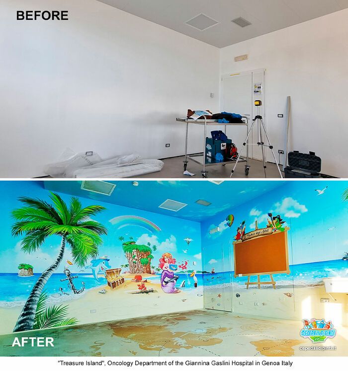 Descubra 26 murais em hospitais: Transformações mágicas para levar conforto 13