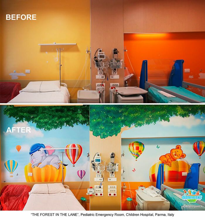 Descubra 26 murais em hospitais: Transformações mágicas para levar conforto 21