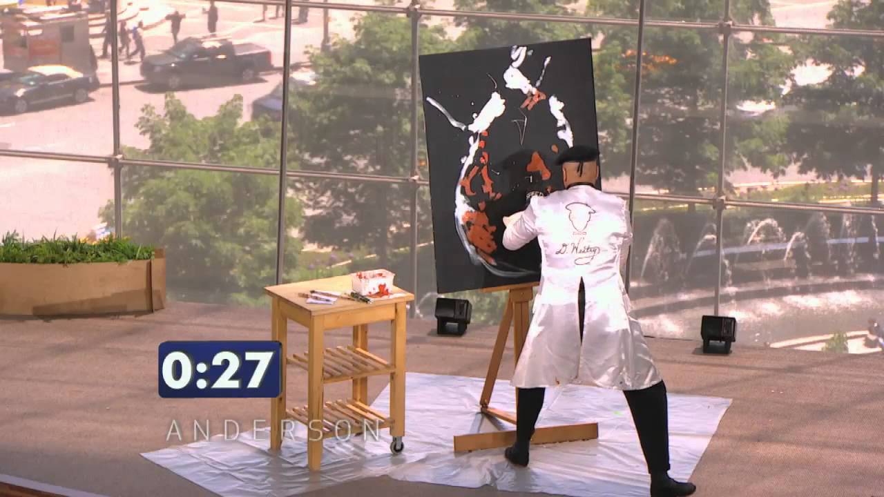 Pintor faz obra surreal em apenas 1:30
