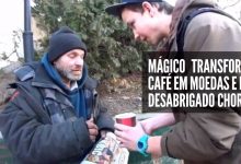 Mágico transforma café em moedas 13