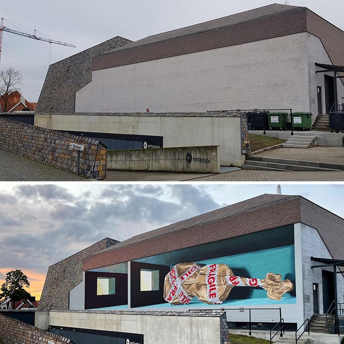 42 murais instigantes com efeito 3D pintados por este artista Holandês 3