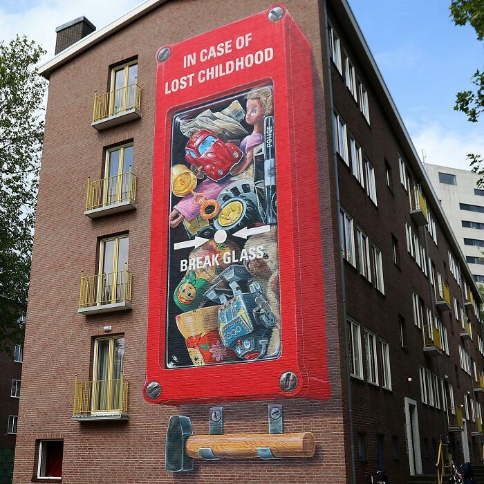 42 murais instigantes com efeito 3D pintados por este artista Holandês 13