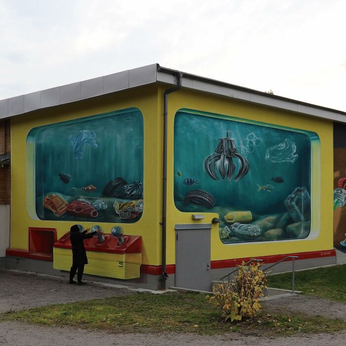 42 murais instigantes com efeito 3D pintados por este artista Holandês 27