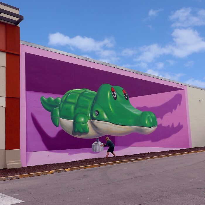 42 murais instigantes com efeito 3D pintados por este artista Holandês 32