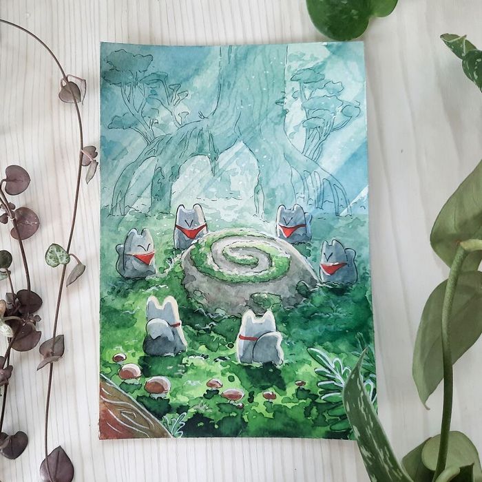 Um mês de encanto: 31 ilustrações únicas criadas diariamente! 19