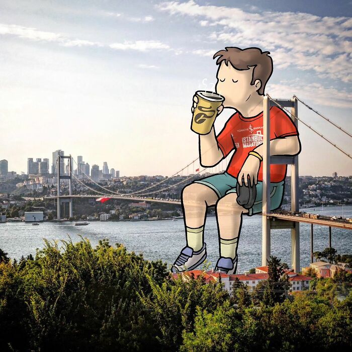 Descubra o mundo secreto dos gigantes nas ruas da Turquia: 42 ilustrações incríveis 1