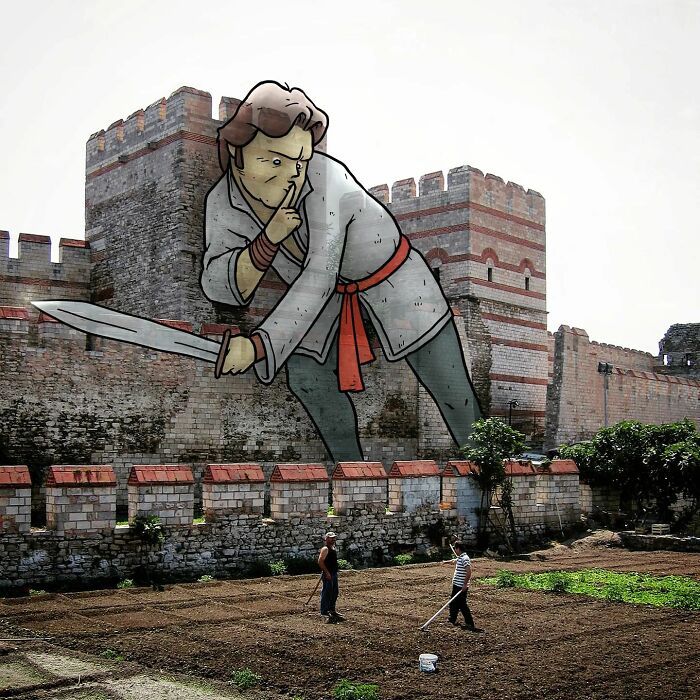 Descubra o mundo secreto dos gigantes nas ruas da Turquia: 42 ilustrações incríveis 3