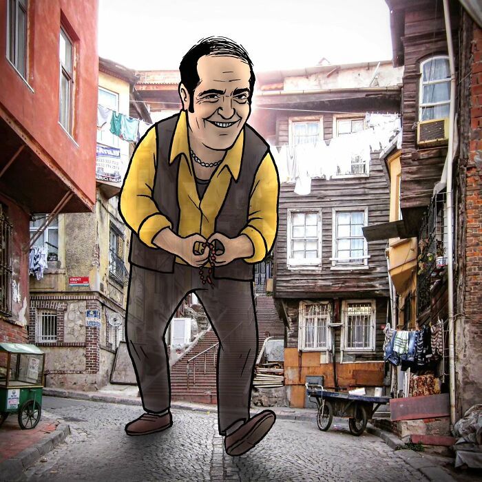 Descubra o mundo secreto dos gigantes nas ruas da Turquia: 42 ilustrações incríveis 5
