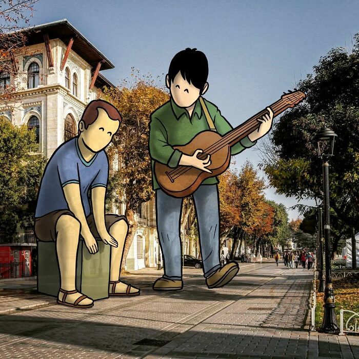 Descubra o mundo secreto dos gigantes nas ruas da Turquia: 42 ilustrações incríveis 6