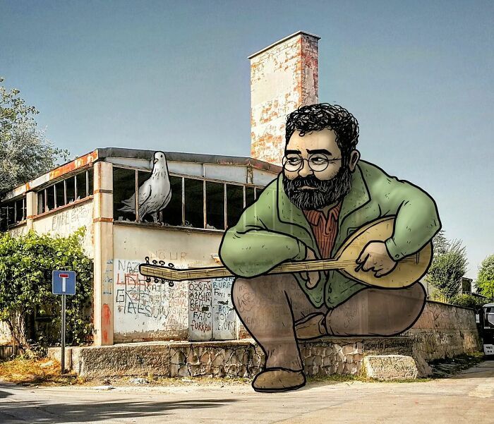Descubra o mundo secreto dos gigantes nas ruas da Turquia: 42 ilustrações incríveis 18