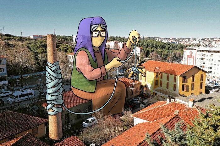 Descubra o mundo secreto dos gigantes nas ruas da Turquia: 42 ilustrações incríveis 26