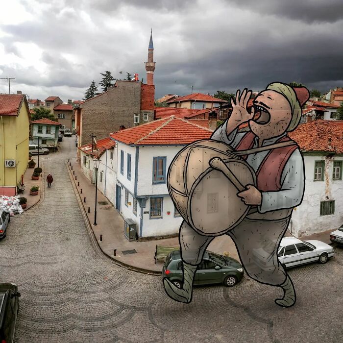 Descubra o mundo secreto dos gigantes nas ruas da Turquia: 42 ilustrações incríveis 27