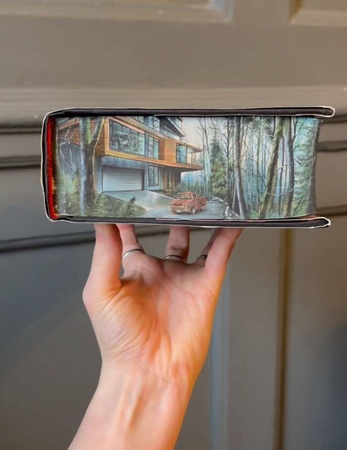 42 desenhos irados nas beiradas dos livros famosos feitos por essa artista! 3