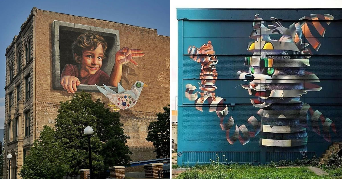 Explorando a magia urbana: 40 murais de Street Art que vão transformar seu dia! 41