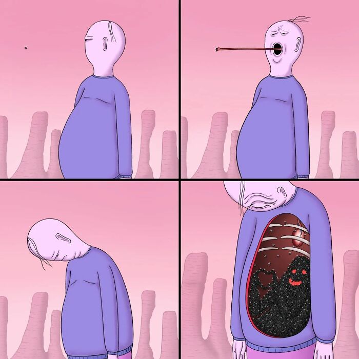 42 ilustrações grotescas que vão abalar seu mundo, cortesia deste artista de quadrinhos! 22