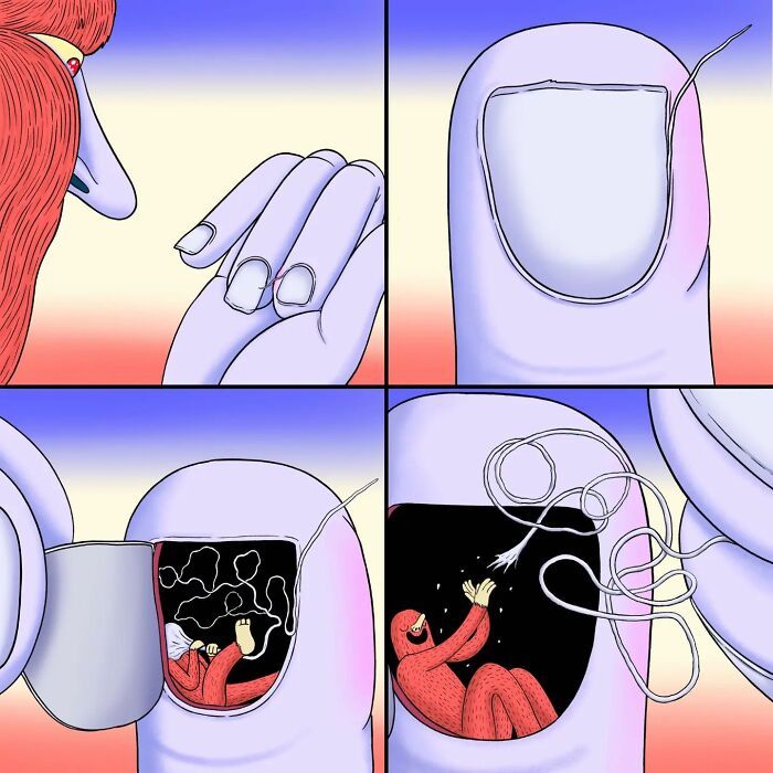 42 ilustrações grotescas que vão abalar seu mundo, cortesia deste artista de quadrinhos! 26