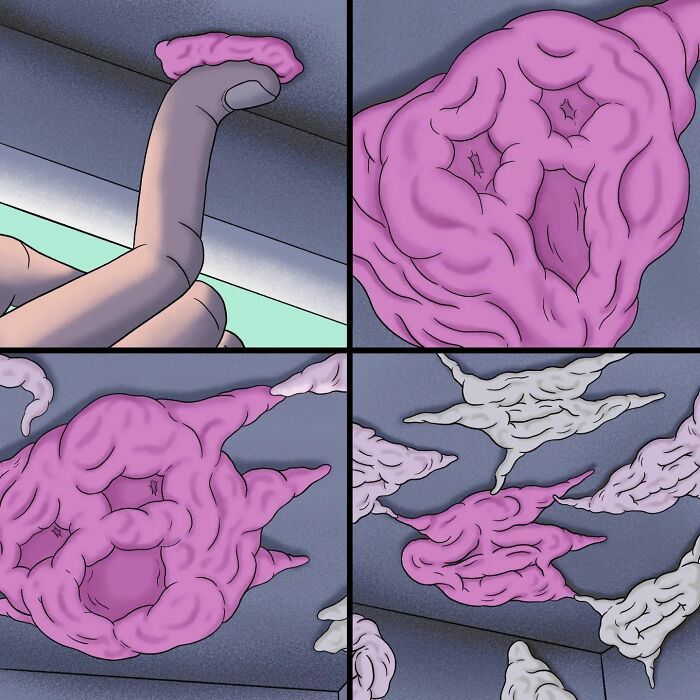 42 ilustrações grotescas que vão abalar seu mundo, cortesia deste artista de quadrinhos! 35