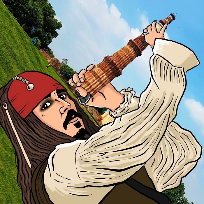 Artista transforma imagens em ilustrações criativas de uma forma única! (42 fotos) 9