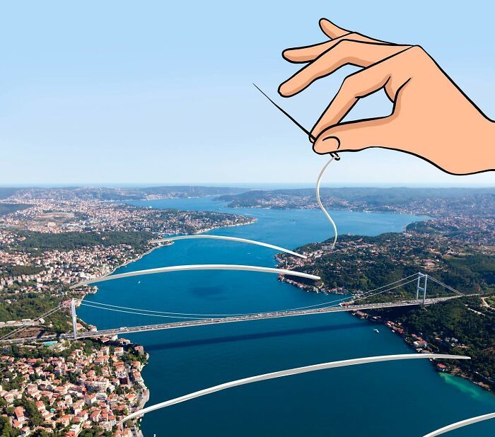 Artista transforma imagens em ilustrações criativas de uma forma única! (42 fotos) 24