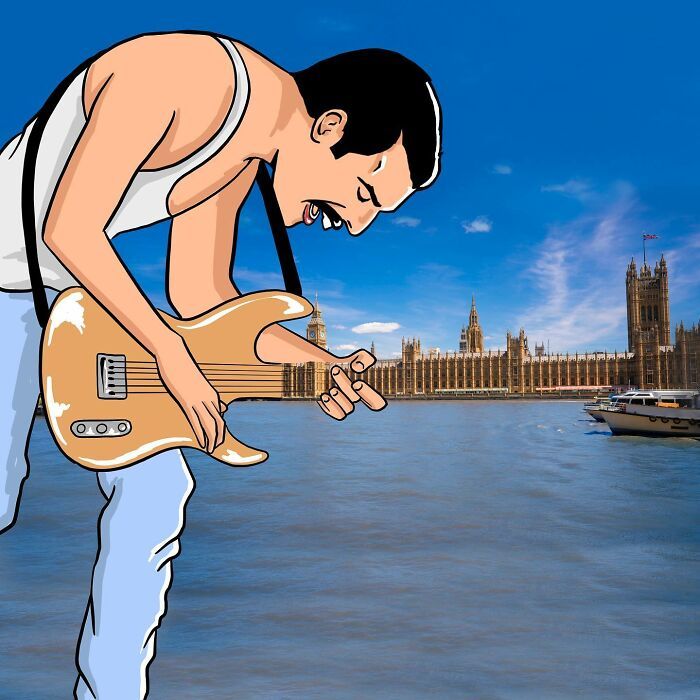 Artista transforma imagens em ilustrações criativas de uma forma única! (42 fotos) 31