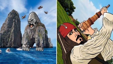 Artista transforma imagens em ilustrações criativas de uma forma única! (42 fotos) 48