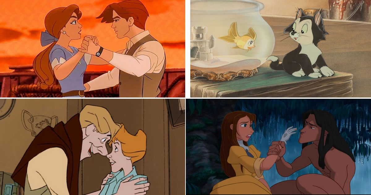 7 casais esquecidos da Disney: Relembrando romances ocultos 11