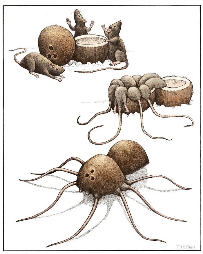 Ilustrações surreais de animais num estilo enciclopédico! (42 fotos) 19