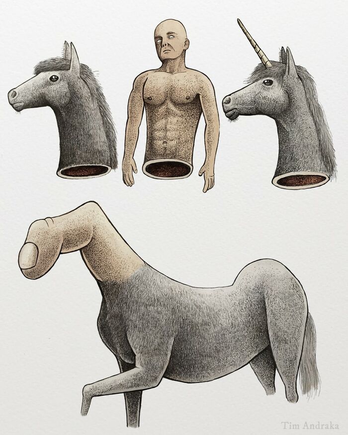 Ilustrações surreais de animais num estilo enciclopédico! (42 fotos) 21