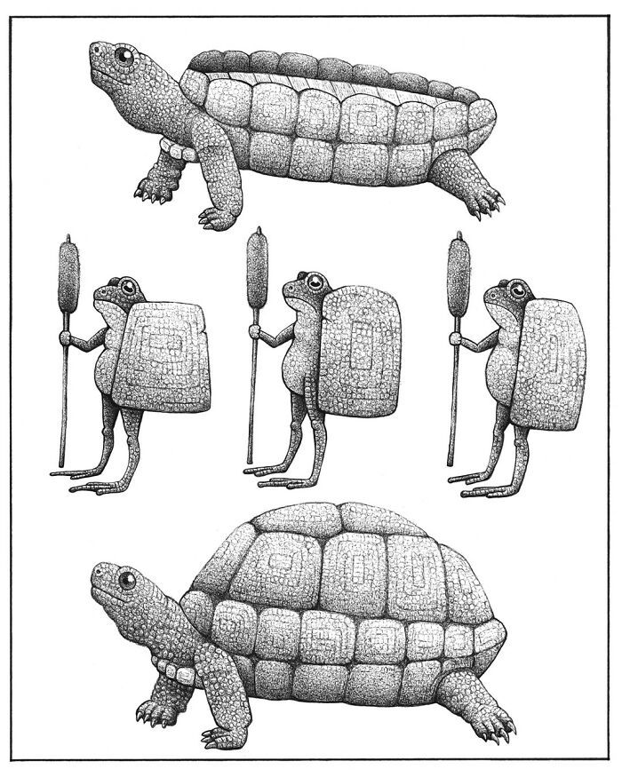 Ilustrações surreais de animais num estilo enciclopédico! (42 fotos) 22
