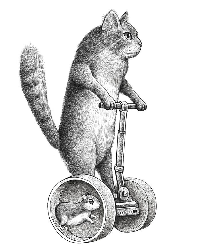 Ilustrações surreais de animais num estilo enciclopédico! (42 fotos) 33