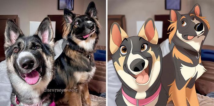 Transformação Disney: Fotos incríveis de animais de estimação! (22 fotos) 19