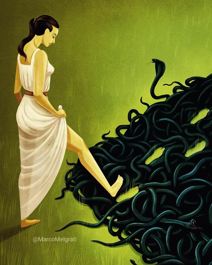 37 ilustrações instigantes de Marco Melgrati que despertam reflexão 16