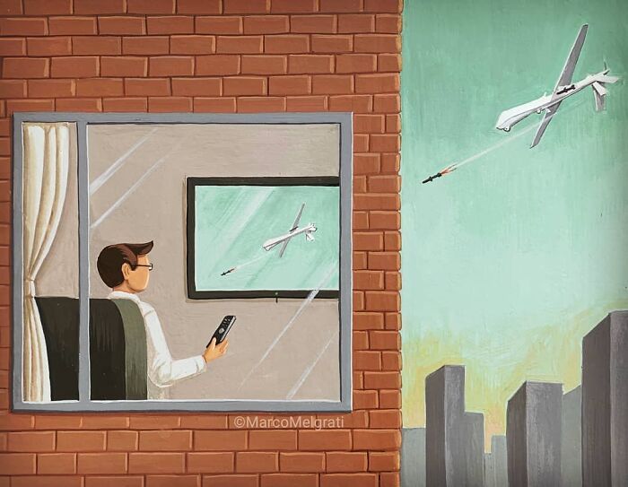 37 ilustrações instigantes de Marco Melgrati que despertam reflexão 35