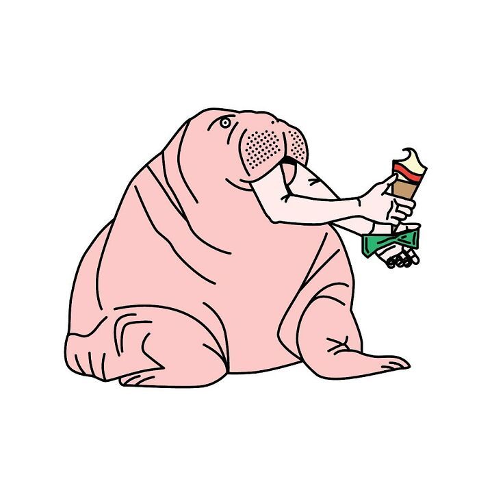 Ilustradora criou 30 ilustrações inspiradas por situações aleatórias da vida 2 Ilustradora criou 30 ilustrações inspiradas por situações aleatórias da vida 2