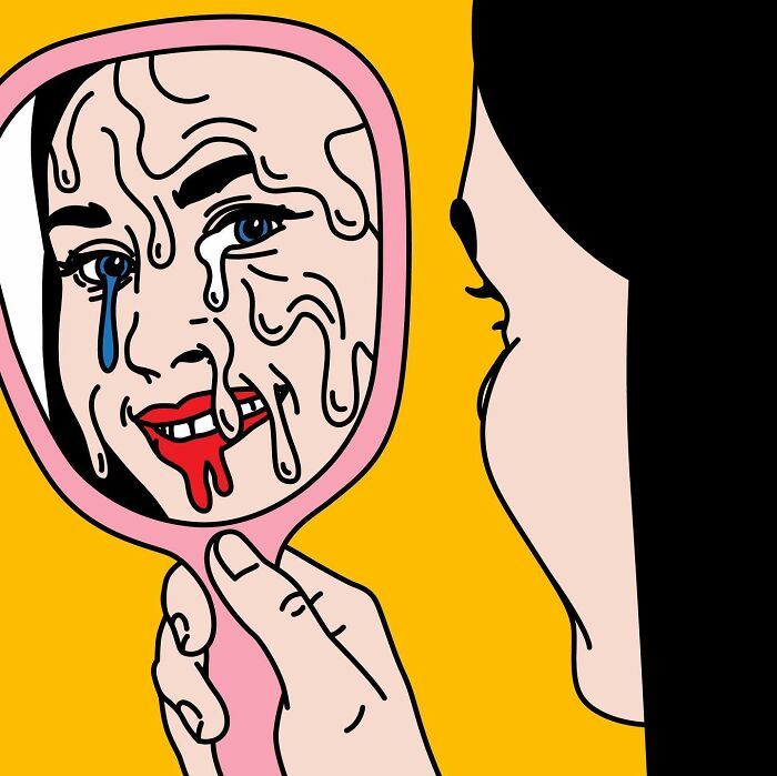 Ilustradora criou 30 ilustrações inspiradas por situações aleatórias da vida 20 Ilustradora criou 30 ilustrações inspiradas por situações aleatórias da vida 20