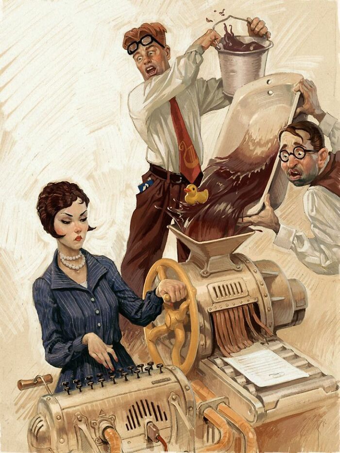 29 obras de arte que ilustram perfeitamente o mundo louco em que vivemos 1