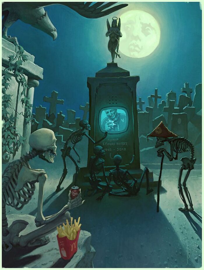 29 obras de arte que ilustram perfeitamente o mundo louco em que vivemos 2